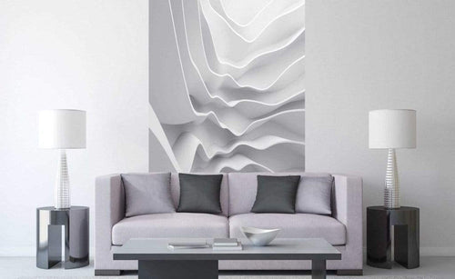 Dimex Futuristic Wave Fototapete 150x250cm 2 Bahnen Sfeer | Yourdecoration.nl