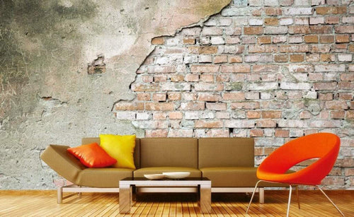 Dimex Grunge Wall Fototapete 375x250cm 5 Bahnen Sfeer | Yourdecoration.nl
