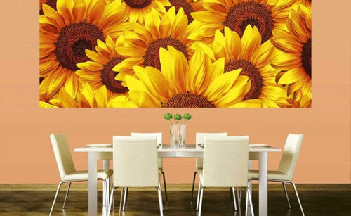 Dimex Helianthus Fototapete 375x150cm 5 Bahnen Sfeer | Yourdecoration.nl