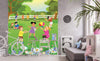 Dimex Kids in Garden Fototapete 225x250cm 3 Bahnen Sfeer | Yourdecoration.nl