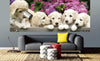 Dimex Labrador Puppies Fototapete 375x150cm 5 Bahnen Sfeer | Yourdecoration.nl