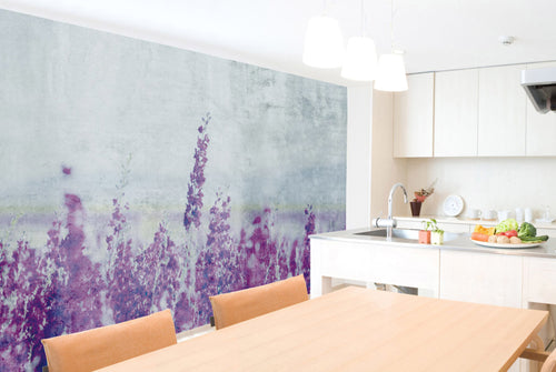 Dimex Lavender Abstract Fototapete 375x250cm 5 bahnen interieur | Yourdecoration.de