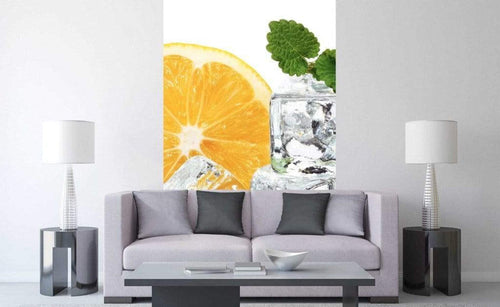 Dimex Lemon and Ice Fototapete 150x250cm 2 Bahnen Sfeer | Yourdecoration.nl