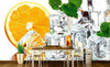 Dimex Lemon and Ice Fototapete 375x250cm 5 Bahnen Sfeer | Yourdecoration.nl