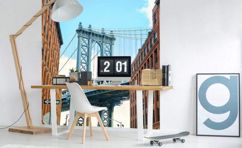 Dimex Manhattan Bridge Fototapete 225x250cm 3 Bahnen Sfeer | Yourdecoration.de