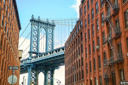 Dimex Manhattan Bridge Fototapete 375x250cm 5 Bahnen | Yourdecoration.de
