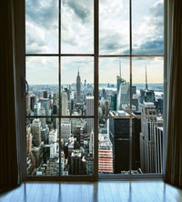 Dimex Manhattan Window View Fototapete 225x250cm 3 Bahnen | Yourdecoration.de