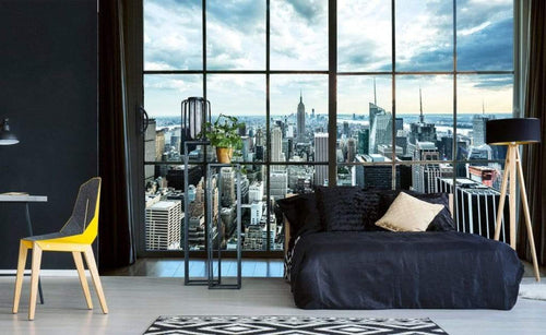 Dimex Manhattan Window View Fototapete 375x250cm 5 Bahnen Sfeer | Yourdecoration.de