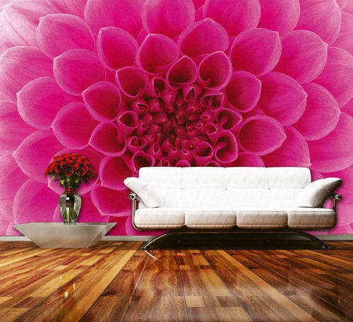 Dimex Pink Dahlia Fototapete 375x250cm 5 Bahnen Sfeer | Yourdecoration.de