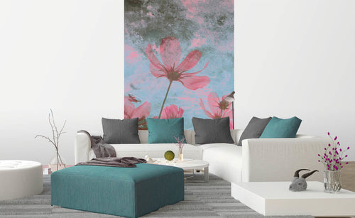 Dimex Pink Flower Abstract Fototapete 150x250cm 2 bahnen interieur | Yourdecoration.de
