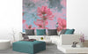 Dimex Pink Flower Abstract Fototapete 225x250cm 3 bahnen interieur | Yourdecoration.de