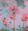 Dimex Pink Flower Abstract Fototapete 225x250cm 3 bahnen | Yourdecoration.de