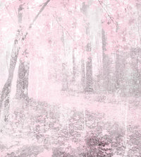 Dimex Pink Forest Abstract Fototapete 225x250cm 3 bahnen | Yourdecoration.de