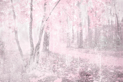 Dimex Pink Forest Abstract Fototapete 375x250cm 5 bahnen | Yourdecoration.de