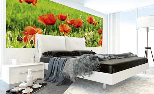 Dimex Poppy Field Fototapete 375x150cm 5 Bahnen Sfeer | Yourdecoration.de