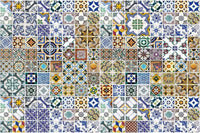 Dimex Portugal Tiles Fototapete 375x250cm 5 Bahnen | Yourdecoration.de