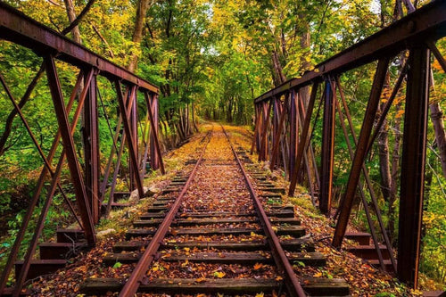 Dimex Railroad Fototapete 375x250cm 5 Bahnen | Yourdecoration.de