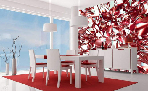 Dimex Red Crystal Fototapete 225x250cm 3 Bahnen Sfeer | Yourdecoration.de