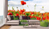 Dimex Red Poppies Fototapete 375x250cm 5 Bahnen Sfeer | Yourdecoration.de