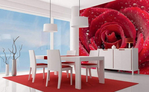 Dimex Red Rose Fototapete 225x250cm 3 Bahnen Sfeer | Yourdecoration.de