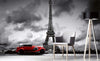 Dimex Retro Car in Paris Fototapete 375x250cm 5 Bahnen Sfeer | Yourdecoration.de