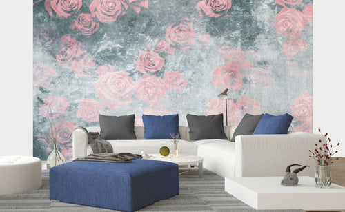 Dimex Roses Abstract I Fototapete 375x250cm 5 bahnen interieur | Yourdecoration.de