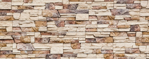 Dimex Stone Wall Fototapete 375x150cm 5 Bahnen | Yourdecoration.de