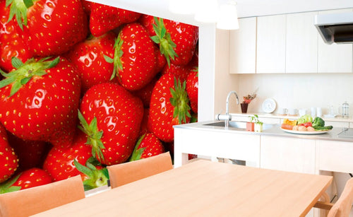 Dimex Strawberry Fototapete 375x250cm 5 Bahnen Interieur | Yourdecoration.de