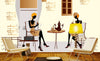 Dimex Street Cafe Fototapete 375x250cm 5 Bahnen Interieur | Yourdecoration.de