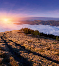 Dimex Sunrise in Mountains Fototapete 225x250cm 3 Bahnen | Yourdecoration.de