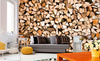 Dimex Timber Logs Fototapete 375x250cm 5 Bahnen Interieur | Yourdecoration.de