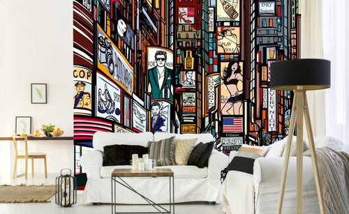 Dimex Times Square Fototapete 375x250cm 5 Bahnen Interieur | Yourdecoration.de