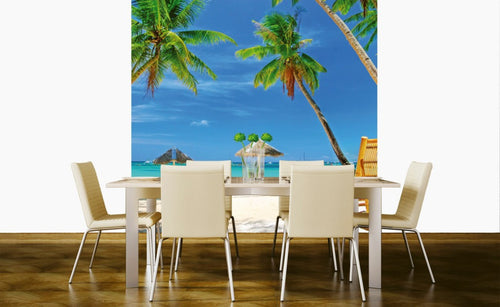 Dimex Tropical Beach Fototapete 225x250cm 3 Bahnen Interieur | Yourdecoration.de