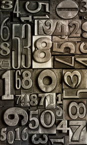 Dimex Typeset Fototapete 150x250cm 2 Bahnen | Yourdecoration.de