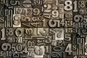 Dimex Typeset Fototapete 375x250cm 5 Bahnen | Yourdecoration.de