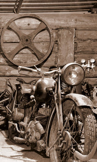 Dimex Vintage Garage Fototapete 150x250cm 2 Bahnen | Yourdecoration.de