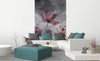 Dimex Violet Flower Abstract Fototapete 150x250cm 2 bahnen interieur | Yourdecoration.de