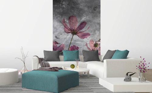 Dimex Violet Flower Abstract Fototapete 150x250cm 2 bahnen interieur | Yourdecoration.de