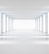 Dimex White Corridor Fototapete 225x250cm 3 Bahnen | Yourdecoration.de