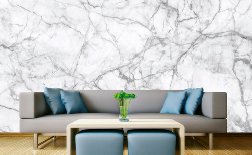 Dimex White Marble Fototapete 375x250cm 5 Bahnen Interieur | Yourdecoration.de