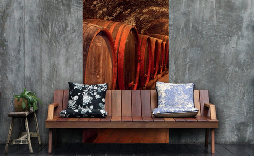 Dimex Wine Barrels Fototapete 150x250cm 2 Bahnen Interieur | Yourdecoration.de