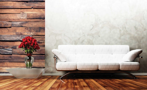 Dimex Wooden Wall Fototapete 150x250cm 2 Bahnen Interieur | Yourdecoration.de