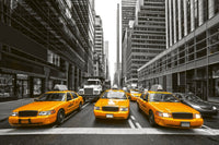 Dimex Yellow Taxi Fototapete 375x250cm 5 Bahnen | Yourdecoration.de