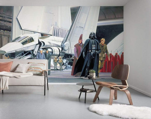 Komar Star Wars Classic RMQ Death Star Shuttle Dock Vlies Fototapete 500x250cm 10 bahnen Interieur | Yourdecoration.de