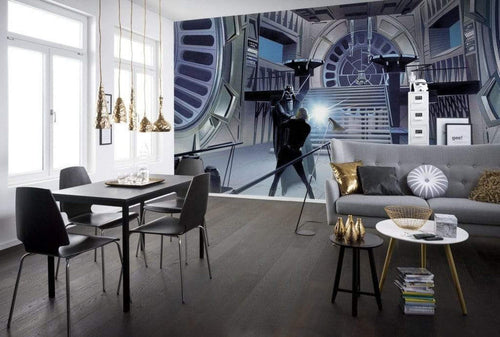Komar Star Wars Classic RMQ Duell Throneroom Vlies Fototapete 500x250cm 10 bahnen Interieur | Yourdecoration.de