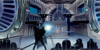 Komar Star Wars Classic RMQ Duell Throneroom Vlies Fototapete 500x250cm 10 bahnen | Yourdecoration.de
