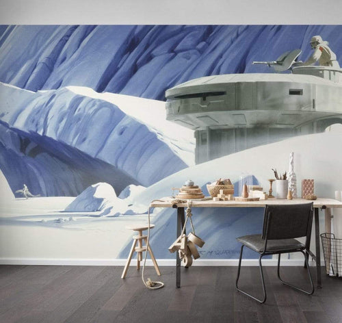 Komar Star Wars Classic RMQ Hoth Echo Base Vlies Fototapete 500x250cm 10 bahnen Interieur | Yourdecoration.de