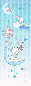 Komar Winnie Pooh Piglet and Stars Vlies Fototapete 100x280cm 2 bahnen | Yourdecoration.de