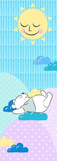 Komar Winnie Pooh Take a Nap Vlies Fototapete 100x280cm 2 bahnen | Yourdecoration.de