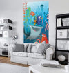 Komar Finding Dory Aquarell Vlies Fototapete 150x250cm 3 bahnen Interieur | Yourdecoration.de
